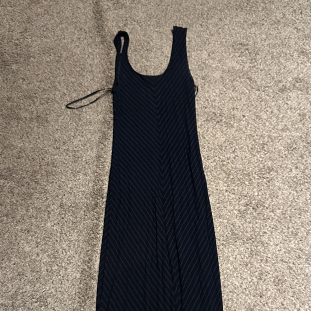 Merona Navy and Black Maxi Dress